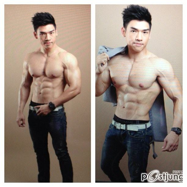 หนุ่มรุ่นใหม่สุขภาพดี หุ่นเป๊ะ