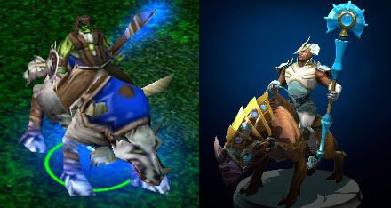 ความแตกต่างของฮีโร่หลังเกิดใหม่ Dota 2