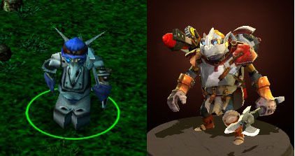 ความแตกต่างของฮีโร่หลังเกิดใหม่ Dota 2