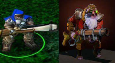 ความแตกต่างของฮีโร่หลังเกิดใหม่ Dota 2