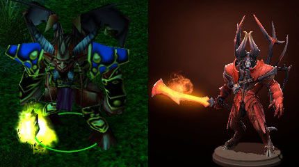 ความแตกต่างของฮีโร่หลังเกิดใหม่ Dota 2