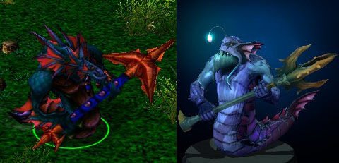 ความแตกต่างของฮีโร่หลังเกิดใหม่ Dota 2