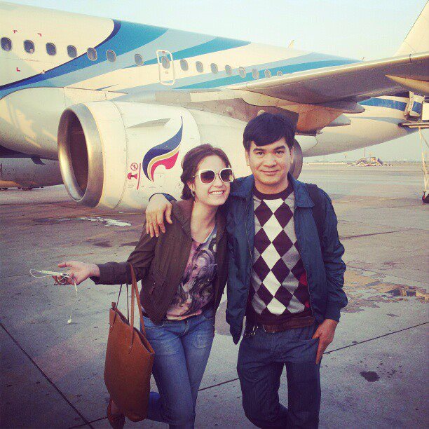 ขวัญ อุษามณี กับแว่นตาสุดเท่ห์