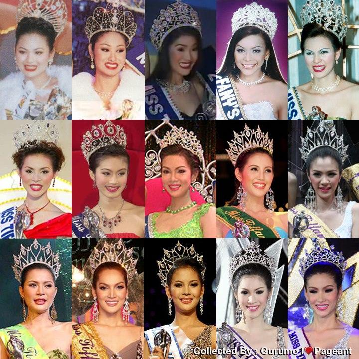 ทำเนียบมิสทิฟฟานี่ยูนิเวิร์ส 2541 - 2555 (Miss Tiffany's Universe 1998 - 2012)