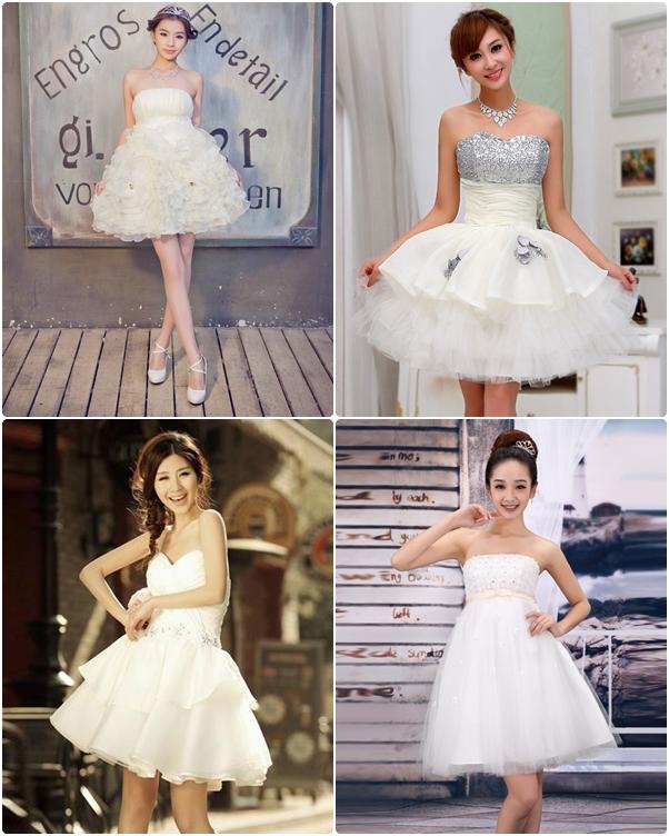 แฟชั่น ชุดแต่งงานสั้น สวยเก๋ใส่สบาย