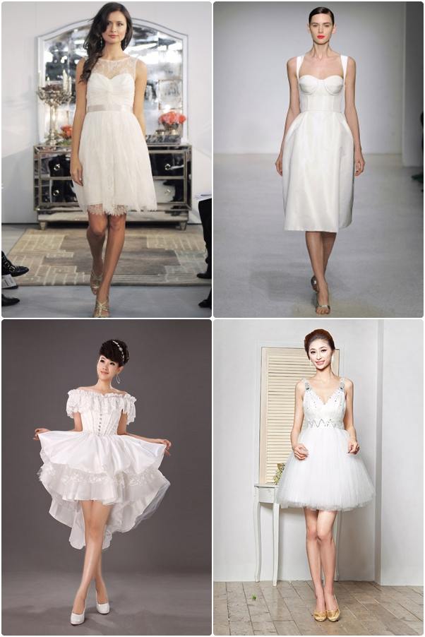 แฟชั่น ชุดแต่งงานสั้น สวยเก๋ใส่สบาย