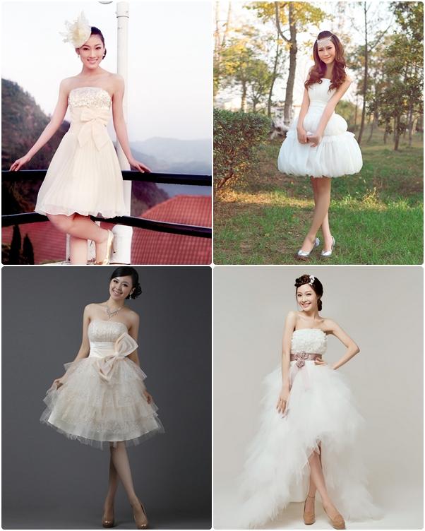 แฟชั่น ชุดแต่งงานสั้น สวยเก๋ใส่สบาย
