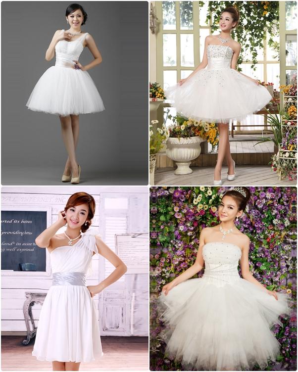 แฟชั่น ชุดแต่งงานสั้น สวยเก๋ใส่สบาย