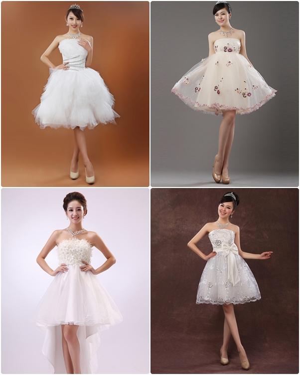 แฟชั่น ชุดแต่งงานสั้น สวยเก๋ใส่สบาย