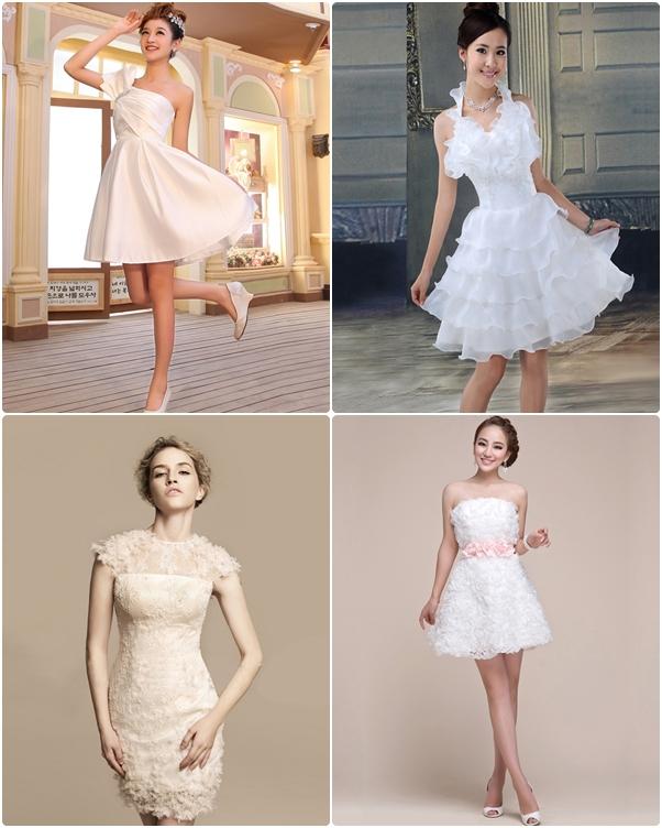 แฟชั่น ชุดแต่งงานสั้น สวยเก๋ใส่สบาย