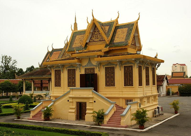 พระราชวังเขมรินทร์แห่งกรุงพนมเปญกัมพูชา