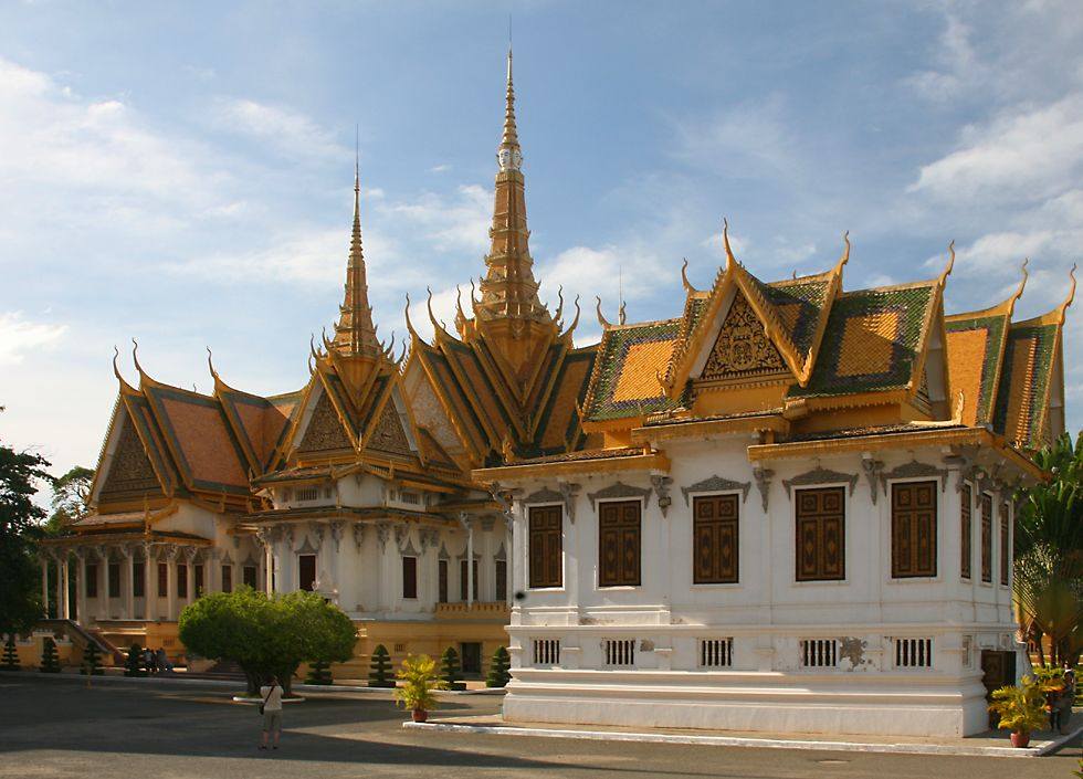 พระราชวังเขมรินทร์แห่งกรุงพนมเปญกัมพูชา