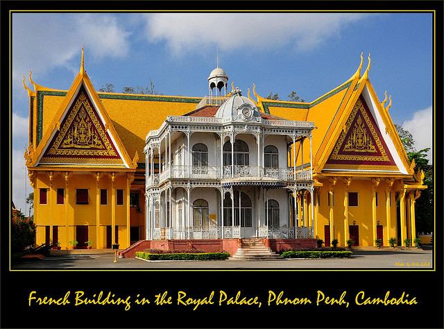 พระราชวังเขมรินทร์แห่งกรุงพนมเปญกัมพูชา