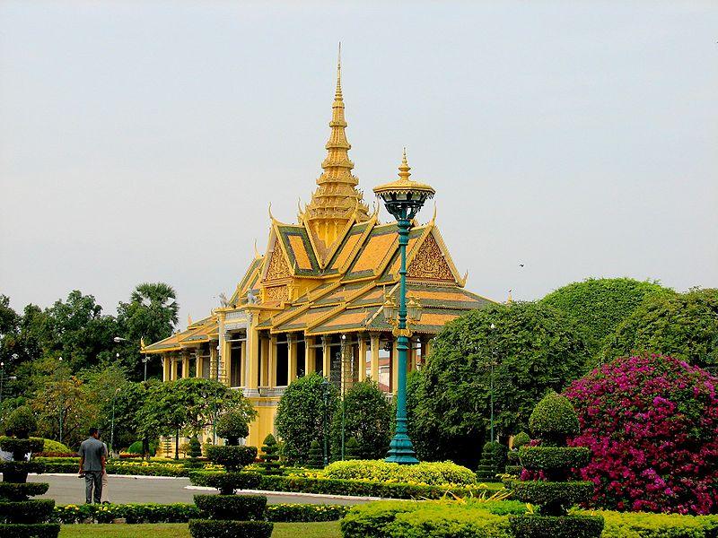 พระราชวังเขมรินทร์แห่งกรุงพนมเปญกัมพูชา