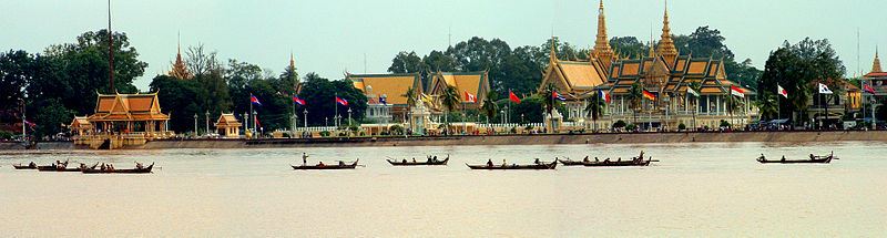 พระราชวังเขมรินทร์แห่งกรุงพนมเปญกัมพูชา