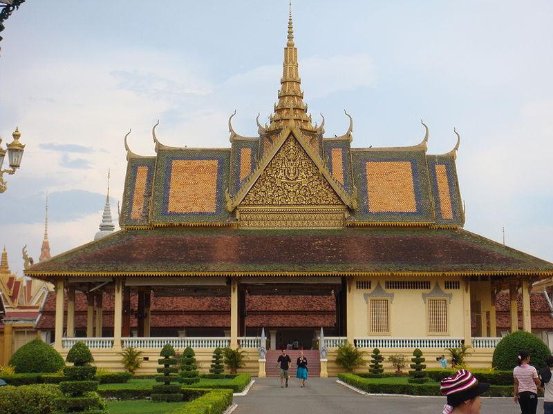 พระราชวังเขมรินทร์แห่งกรุงพนมเปญกัมพูชา