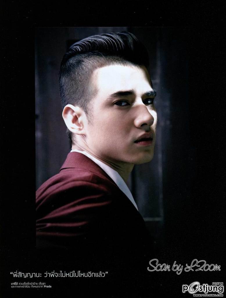 มาริโอ้ & ใหม่ ดาวิกา @ HAMBURGER vol.11 no.176 February 2013
