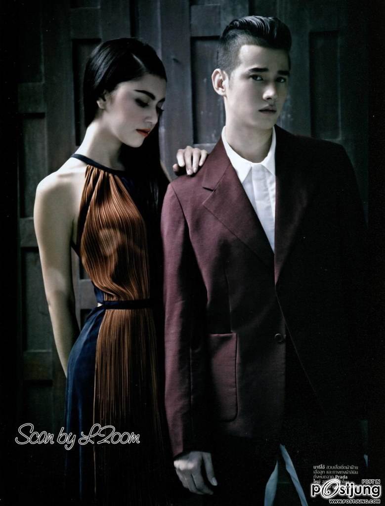 มาริโอ้ & ใหม่ ดาวิกา @ HAMBURGER vol.11 no.176 February 2013