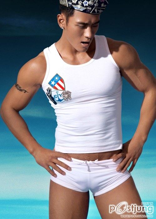 Guys in White Underwear