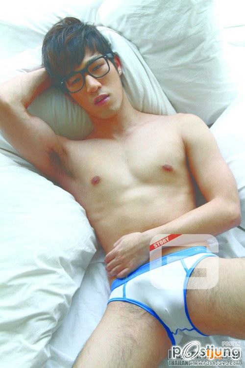 Guys in White Underwear