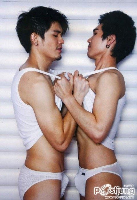 Guys in White Underwear