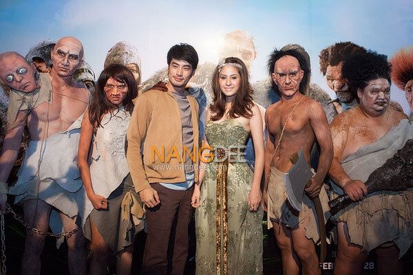 บอย ปกรณ์ กับ ขวัญ อุษามณี ในงานเปิดตัวภาพยนตร์ แจ๊คผู้สยบยักษ์  Jack the Giant Slayer