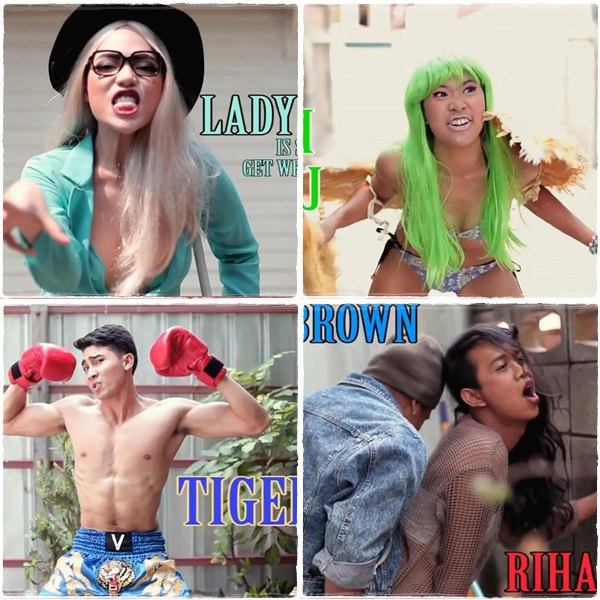 เมื่อ อเดล เลดี้กาก้า บียอนเซ่ ริฮานน่า นิคกิ มินาจ มาราย แครี่ คีช่า มารวมตัวใน  Harlem Shake 555+