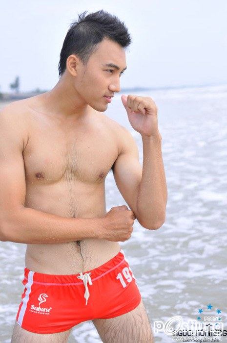 Men in red..