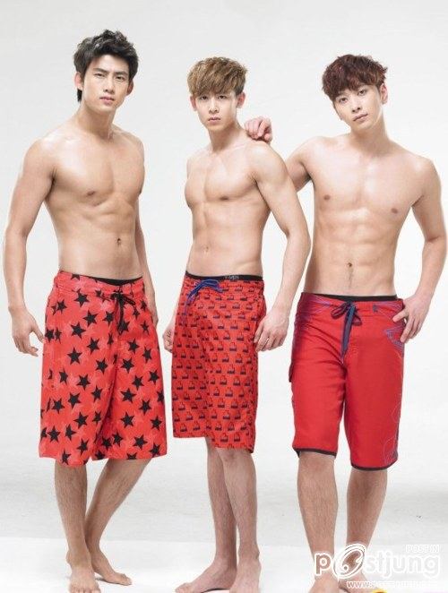 Men in red..