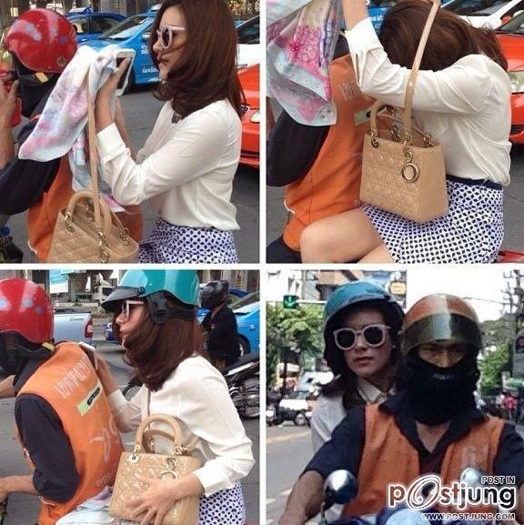 คนสวยนั่งวิน