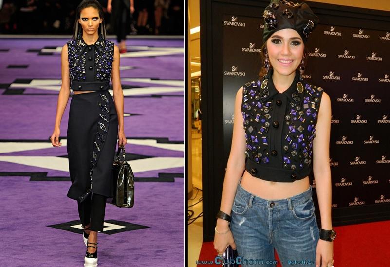 araya in Paris fashion week2013