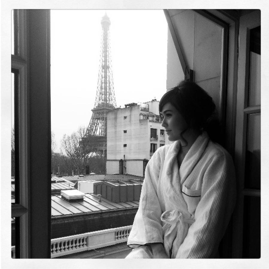 araya in Paris fashion week2013