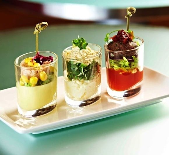 Shot Glass Sandwiches