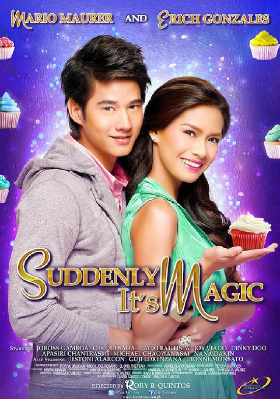มาริโอ้ ประกบ อีริค กอนซาเลซ ร่วมด้วย ใบเฟิร์น พิมพ์ชนก ในหนังฟิลิปปินส์ Suddenly It's Magic