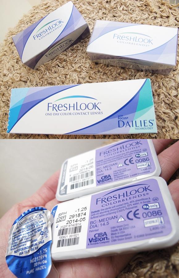 เจนี่ใส่คอนแทคเลนส์ของ Freshlook Colorblend ค่ะไม่ใช่บิ๊กอายแบบขวด .