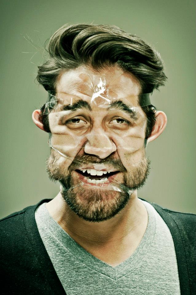แฟชั่นติดหน้า Scotch Tape Series by Wes Naman