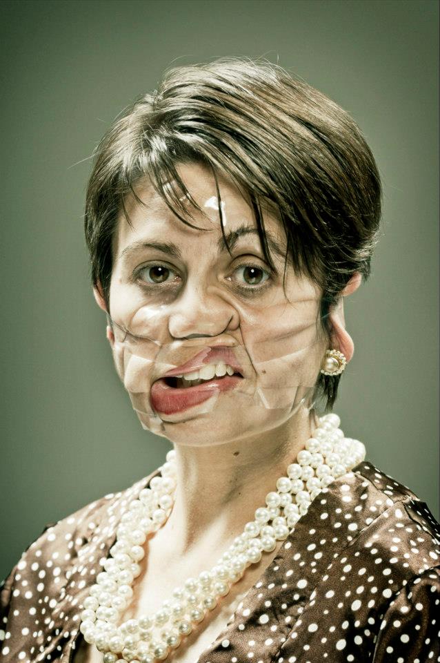 แฟชั่นติดหน้า Scotch Tape Series by Wes Naman