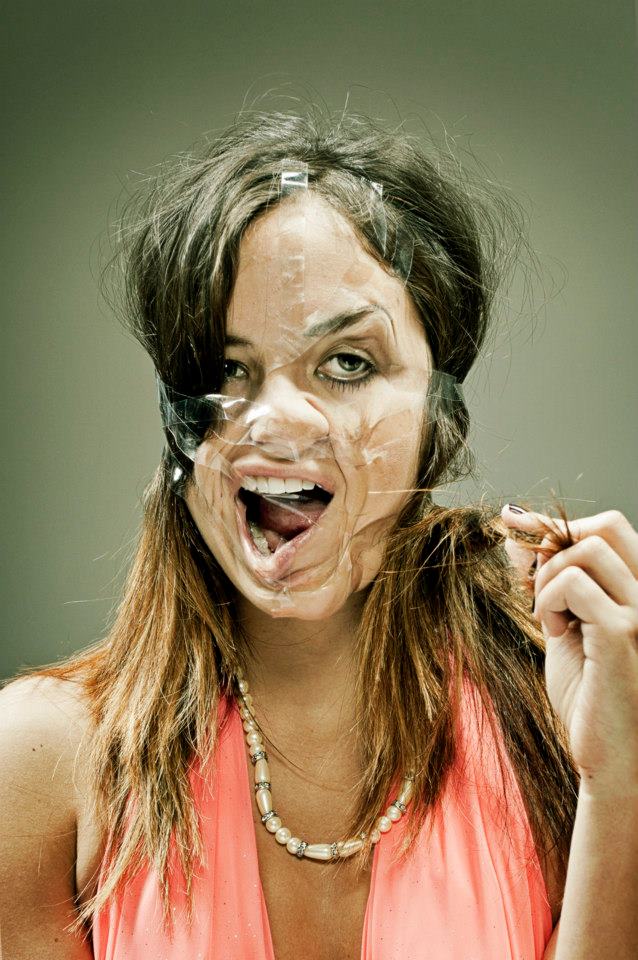 แฟชั่นติดหน้า Scotch Tape Series by Wes Naman