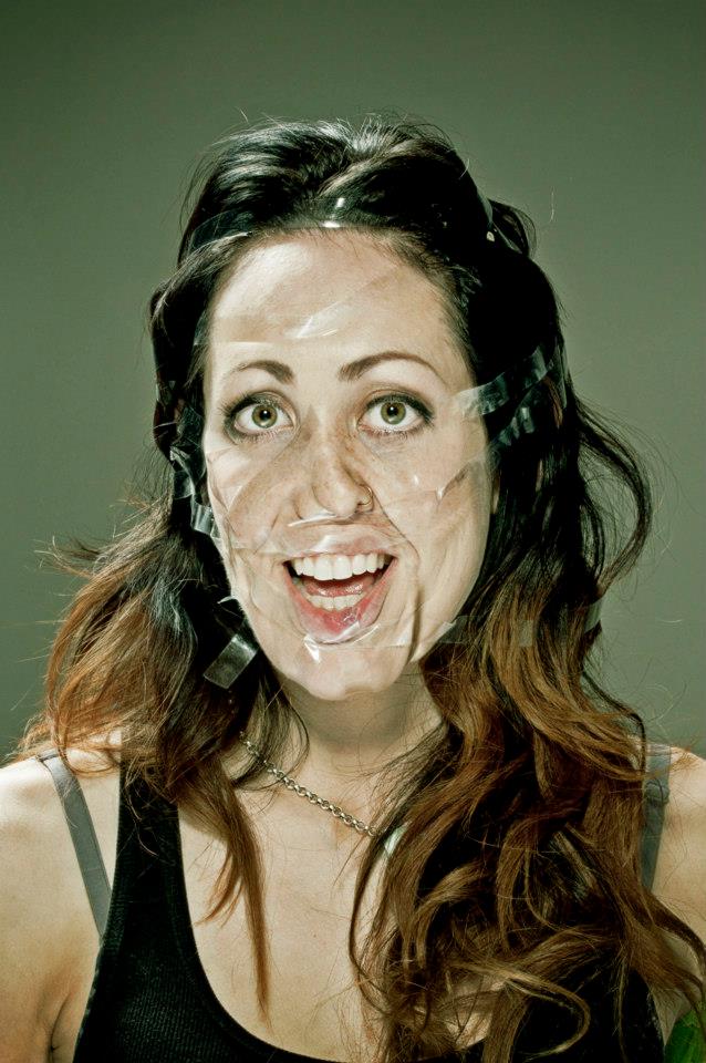 แฟชั่นติดหน้า Scotch Tape Series by Wes Naman