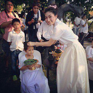 แพนเค้ก สารวัตรหมี ร่วมงานสามเณรปลูกปัญญาธรรม ปี 2