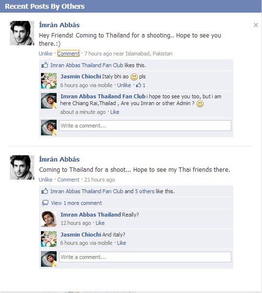 Imran Abbas Qmobile shoot in Bangkok!