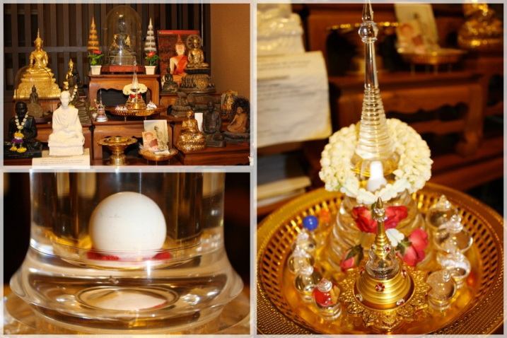 บ้านพรหลวงพ่ออยุธยา พระบรมสารีริกธาตุและพระอรหันตธาตุ