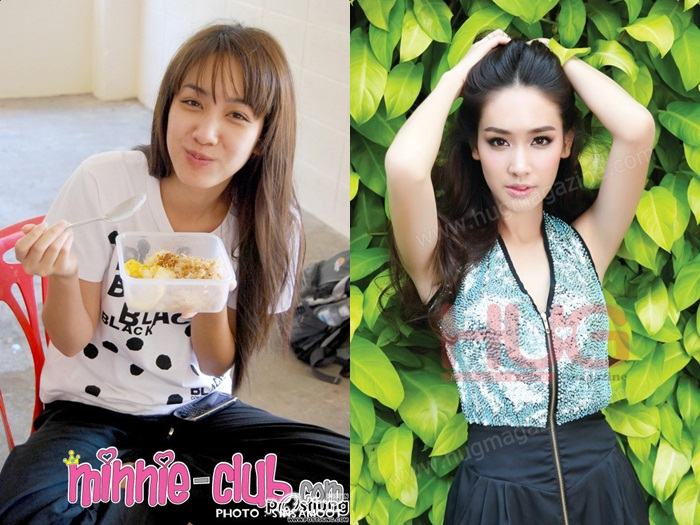 ดารา ก่อน-หลัง แต่งหน้า