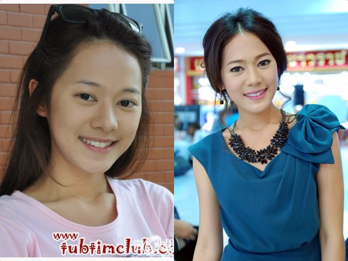 ดารา ก่อน-หลัง แต่งหน้า