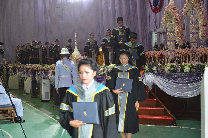 พิธีพระราชทานปริญญาบัตร มหาวิทยาลัยมหาสารคาม ประจำปี 2555