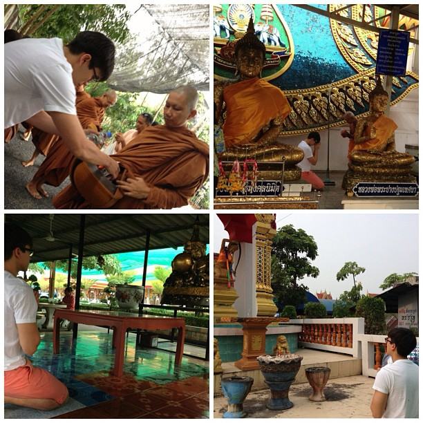 เป็นปลื้ม! ณเดชน์ กราบเท้าพ่อแม่ รดน้ำดำหัวผู้ใหญ่ในวันสงกรานต์