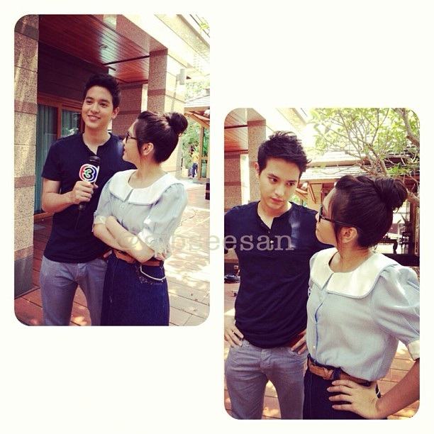 บุกกองละคร รักสุดฤทธิ์ พั้นช์ วรกาญจน์ ประกบคู่กับ เจมส์ จิรายุ
