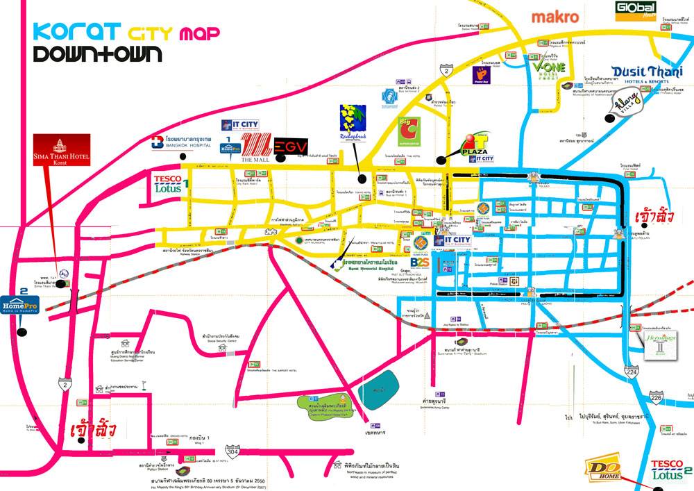 ผังเมือง เทศบาลนคร นครราชสีมา
