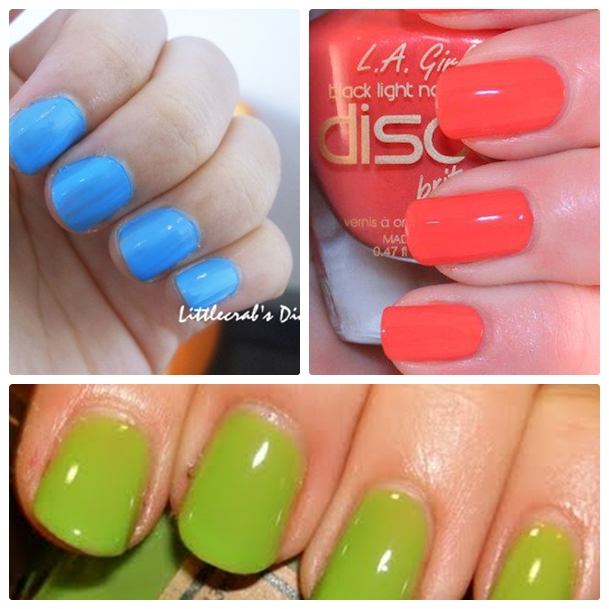 สีเล็บสดใส ๆ  รับ summer ......
