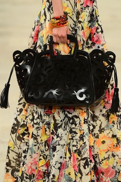 BAG LOVE: SS2013 RALPH LAUREN RED SWIRL & TASSEL HANDBAG